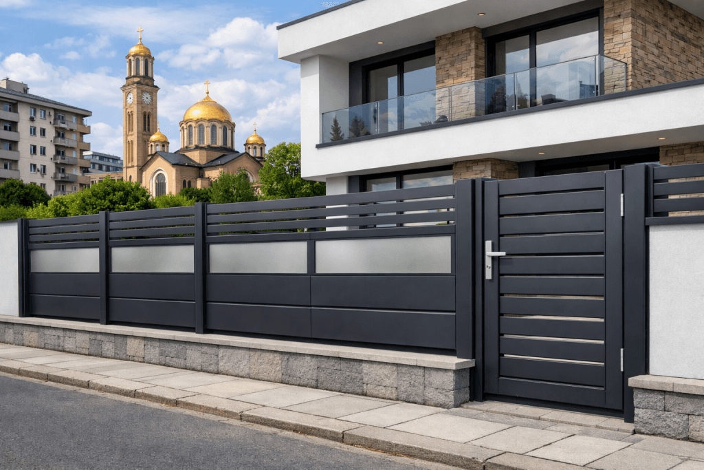 moderne aluminijumske ograde za kuću - Alu Dvizac