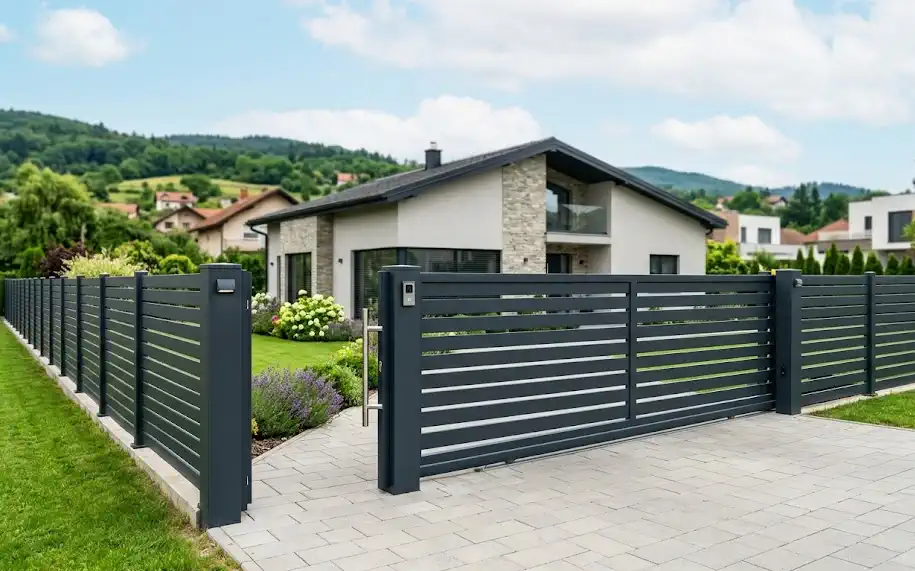 aluminijumske ograde sa kapijom - alu dvizac