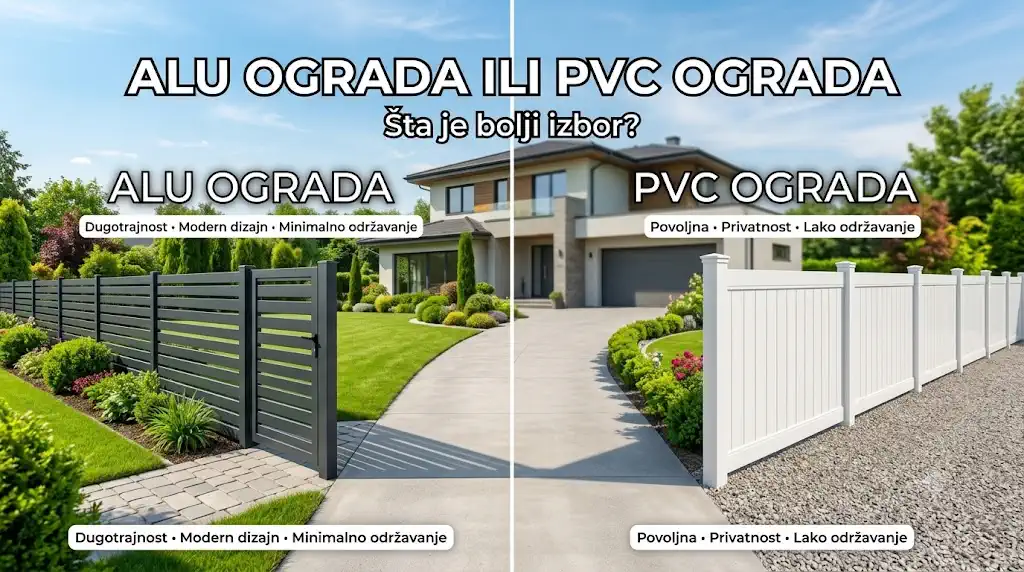 Alu ograda ili PVC ograda – Šta je bolji izbor?