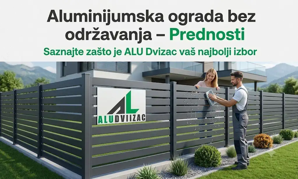aluminijumska ograda bez održavanja